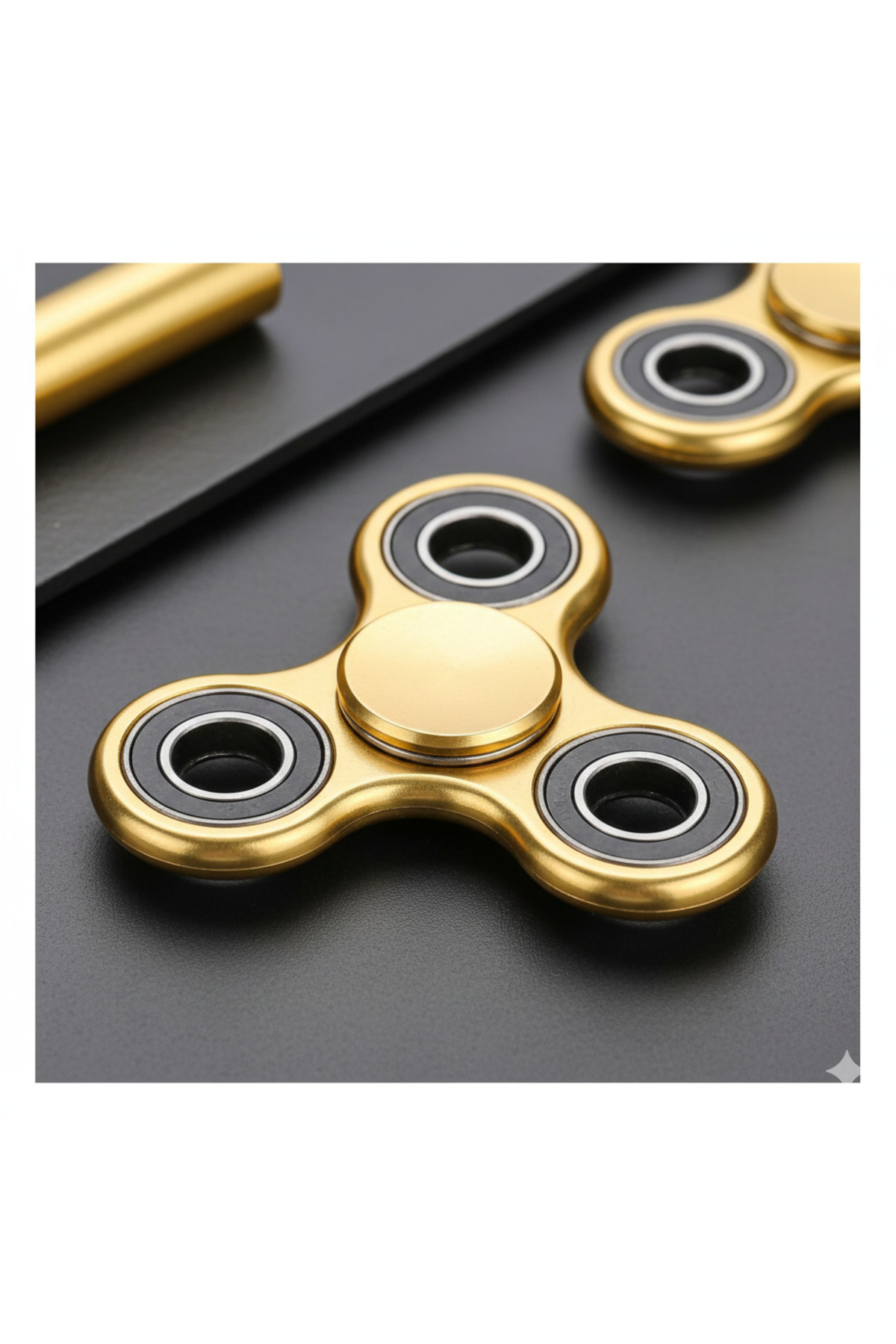 C&On Design Uzun Süre Dönen Metal Stres Çarkı - Gold Rengi