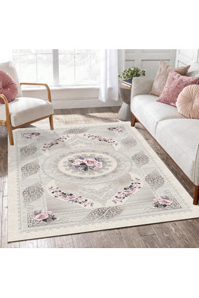 Sermod 10230-SERMOD Modern Süngerli Lastikli Halı örtüsü --non-slip carpet co...