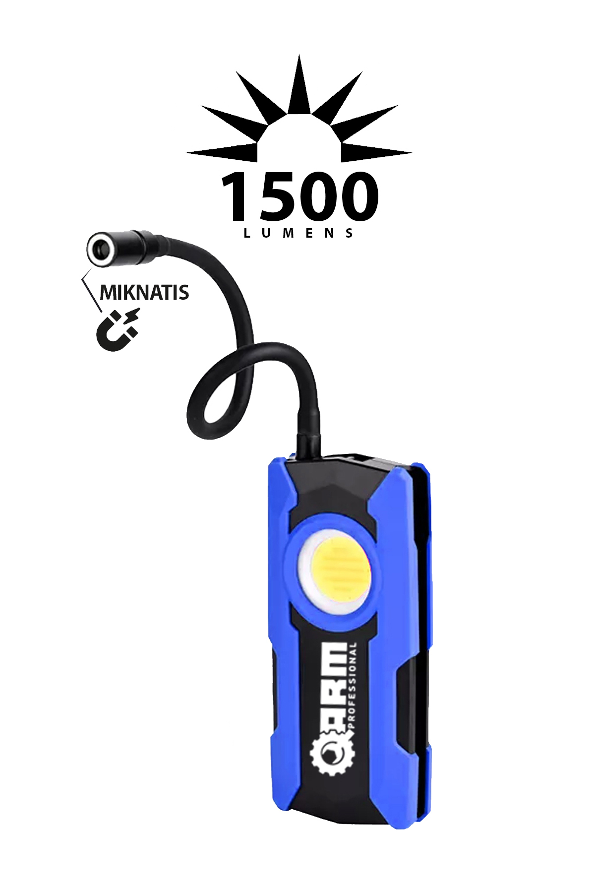 1500 LÜMEN ŞARJLI LED LAMBA