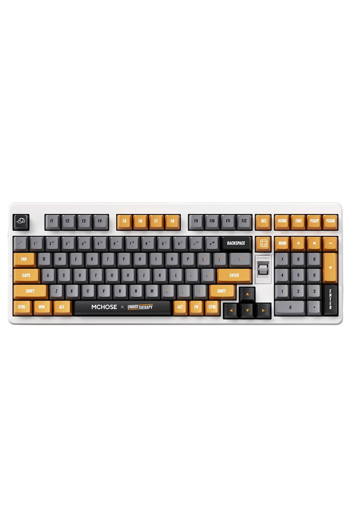 MCHOSE x Unbox Therapy UT98 Retro Therapy %98 Silent Peach V3 RGB