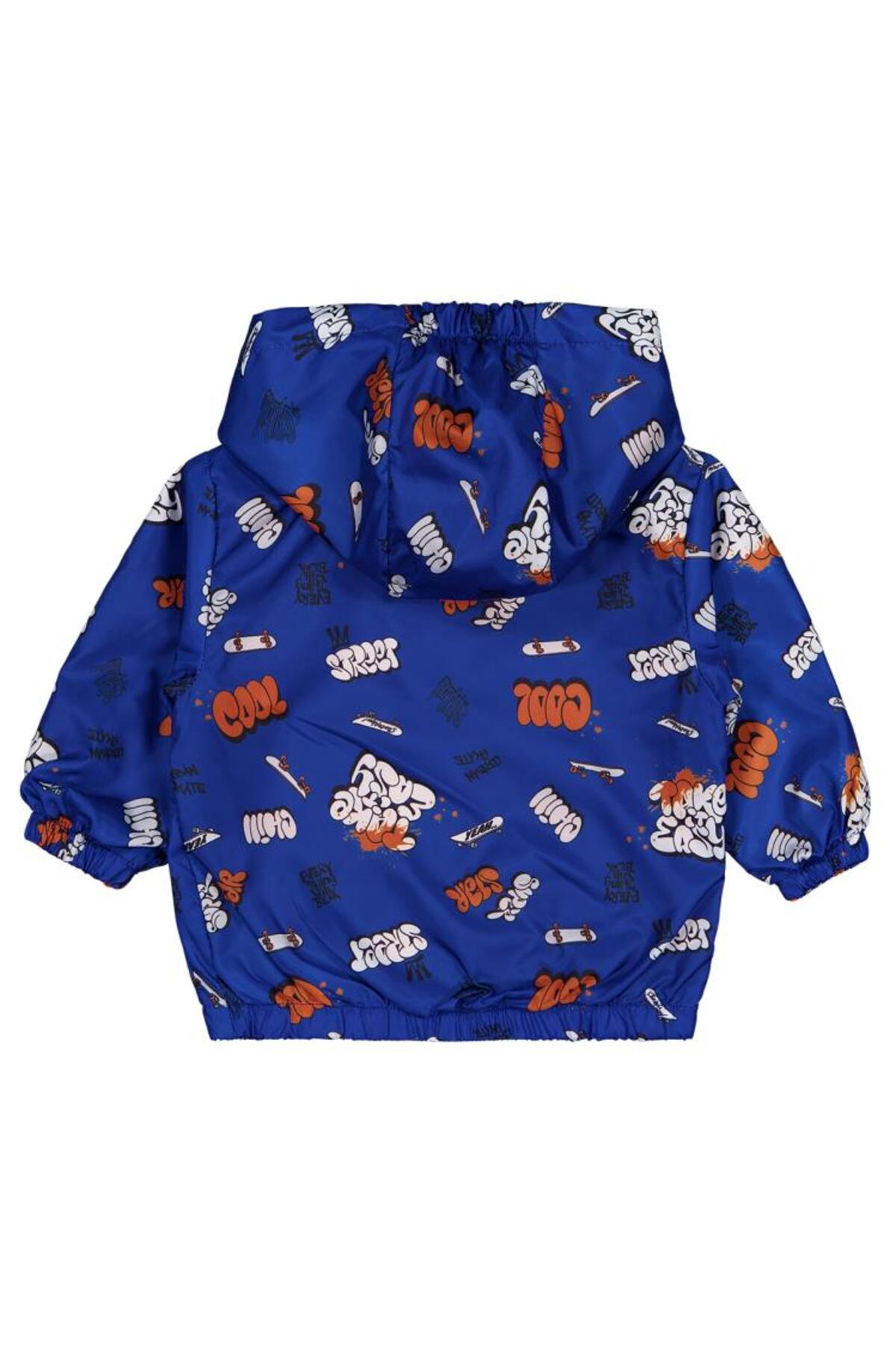 Civil Baby Cool Baskılı 6-18 Ay Yağmurluk - Bej 6-9 Ay fotoğrafı 2 (önizleme)