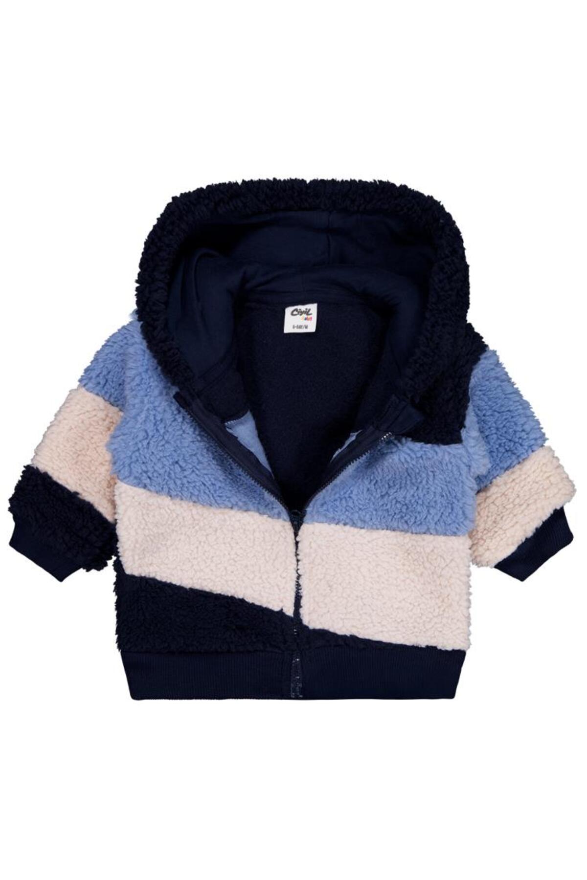 Civil Baby Kuzu Parçalı 6-18 Ay Hırka - Lacivert 18-24 Ay fotoğrafı 3 (önizleme)