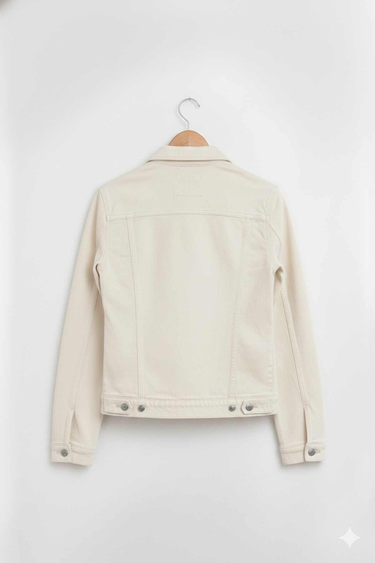 WKM  Erkek Jean Denim Standart Kalıp Cepli Düğmeli Kot Ceket - Görsel 2