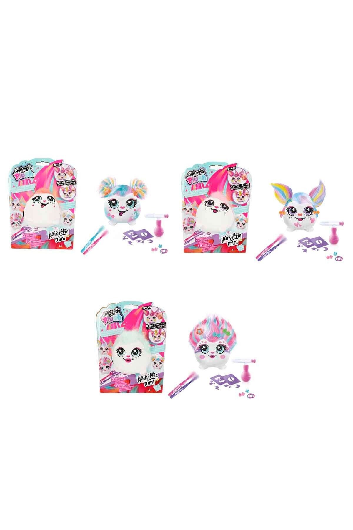 Sunman 45539 SUN-CNL-HOBİ SET AIRBRUSH PLUSH HAIR IFFIC MINI 3R