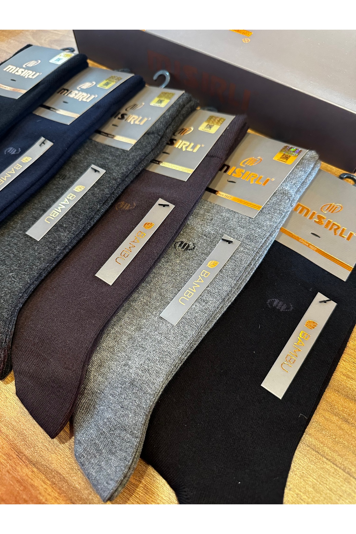 Mısırlı  Erkek Bambu Dikişsiz Konforlu Nefes Alan Çorap 6’lı Paket - Görsel 2