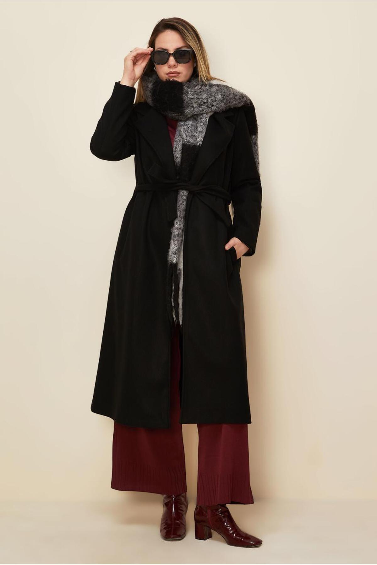 Alvina  KUŞAKLI KAŞE KABAN 90643