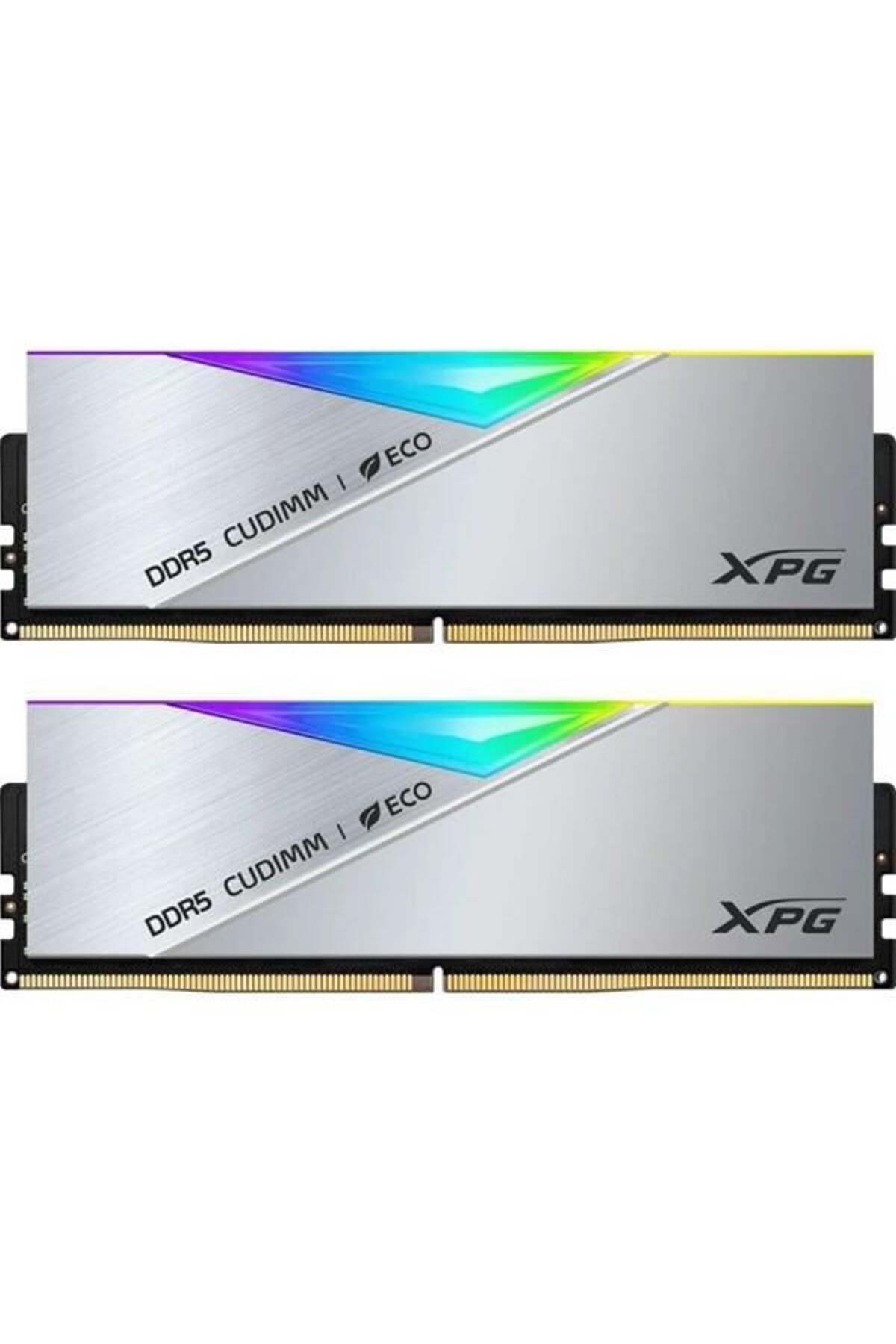 XPG 48GB (2X 24GB) DDR5 8800MHZ CL42 RGB DUAL KIT CUDIMM LANCER SILVER AX5CU8800C4224G-DCLACRSG