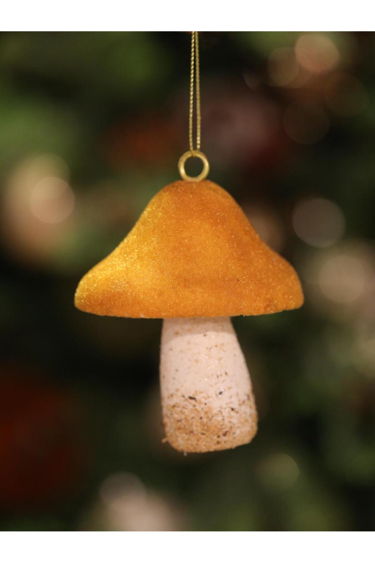 Astaş MANTAR SÜS 11 CM KAHVERENGİ-BEYAZ