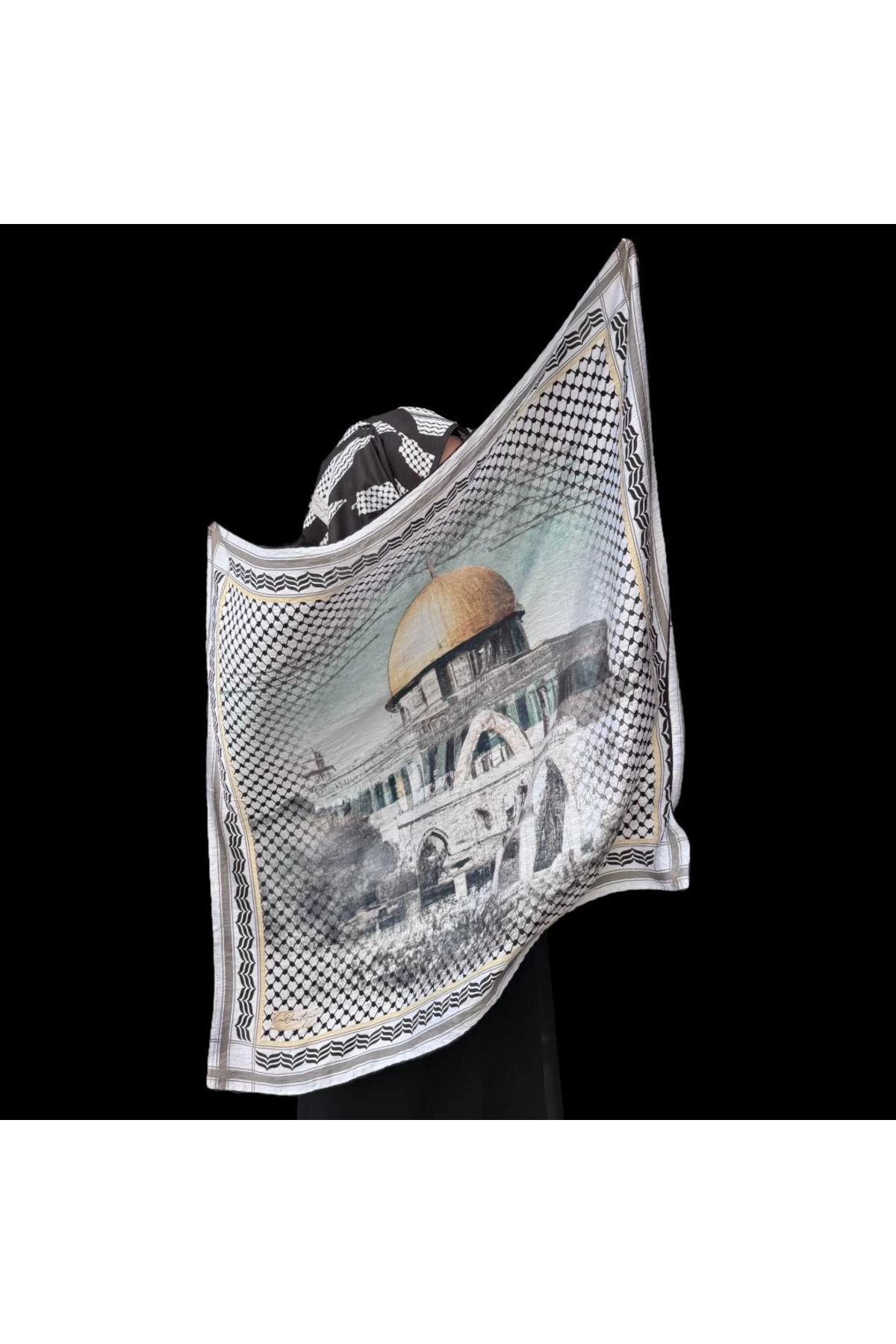 FİLİSTİN SERİSİ %100 TWILL İPEK - F101 - 90X90