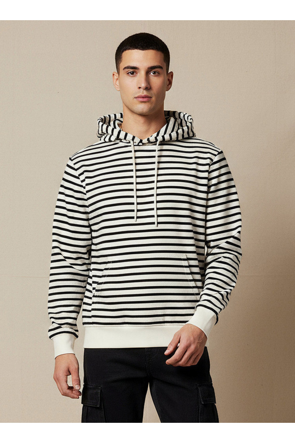 Lee Cooper Men Striped Hoodie