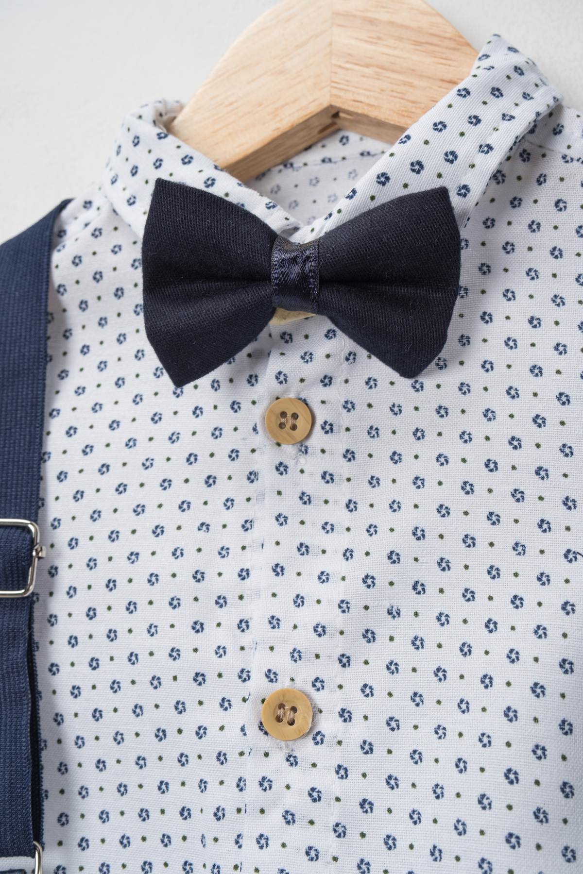 tinytrends Como Erkek Bebek Zıbınlı Gömlek Mevlüt Bayram Düğün Salopet Takım Elbise fotoğrafı 5 (önizleme)