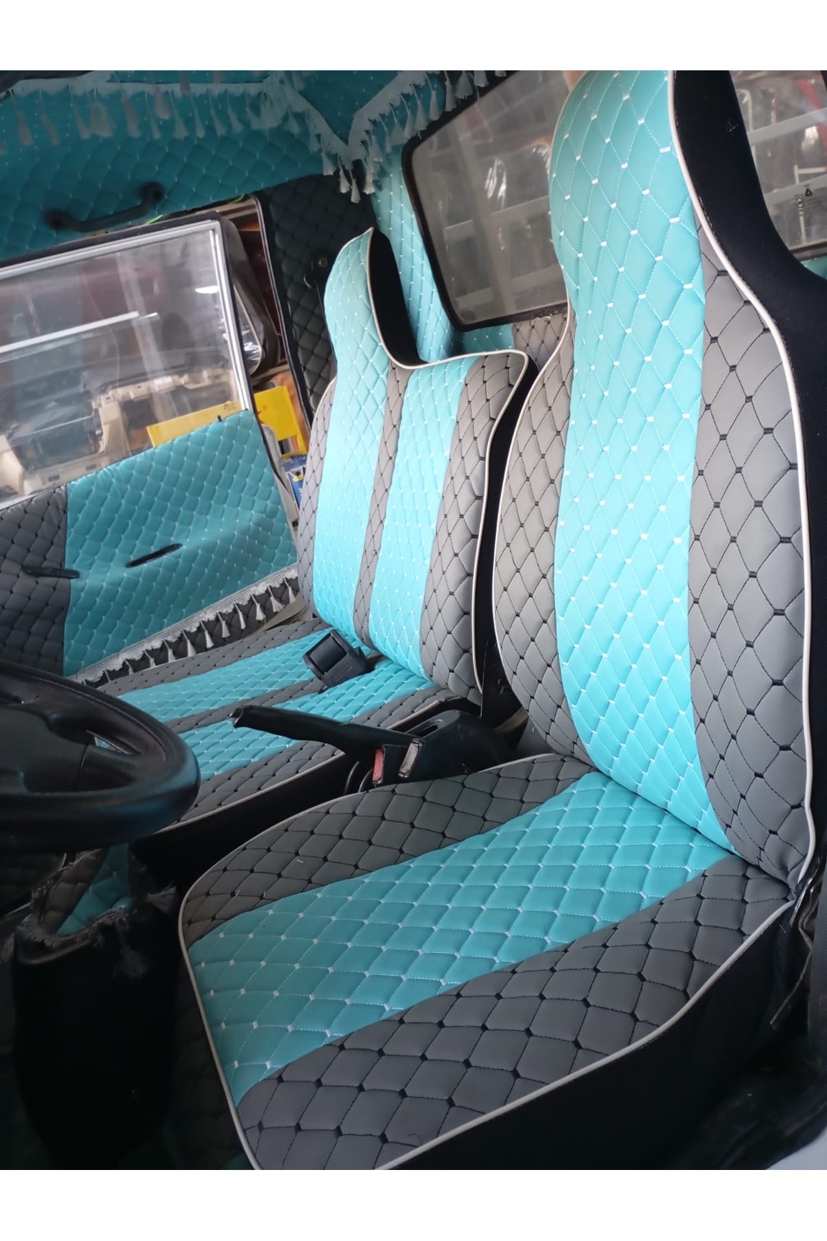Zirvedeyiz Hyundai H100 Çift Teker 1997/2004 ile Uyumlu Koltuk Kılıfı