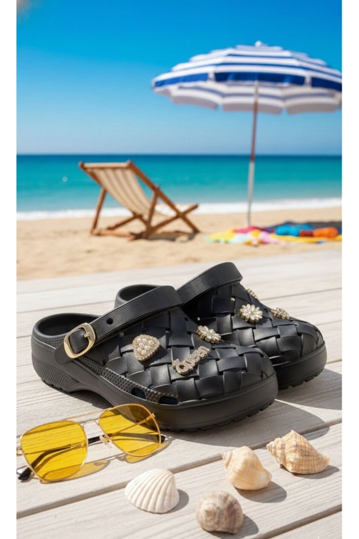 Slipcat Calx Kadın Deniz Plaj Havuz Üstü Kapalı Kaydırmaz Sandalet Terlik