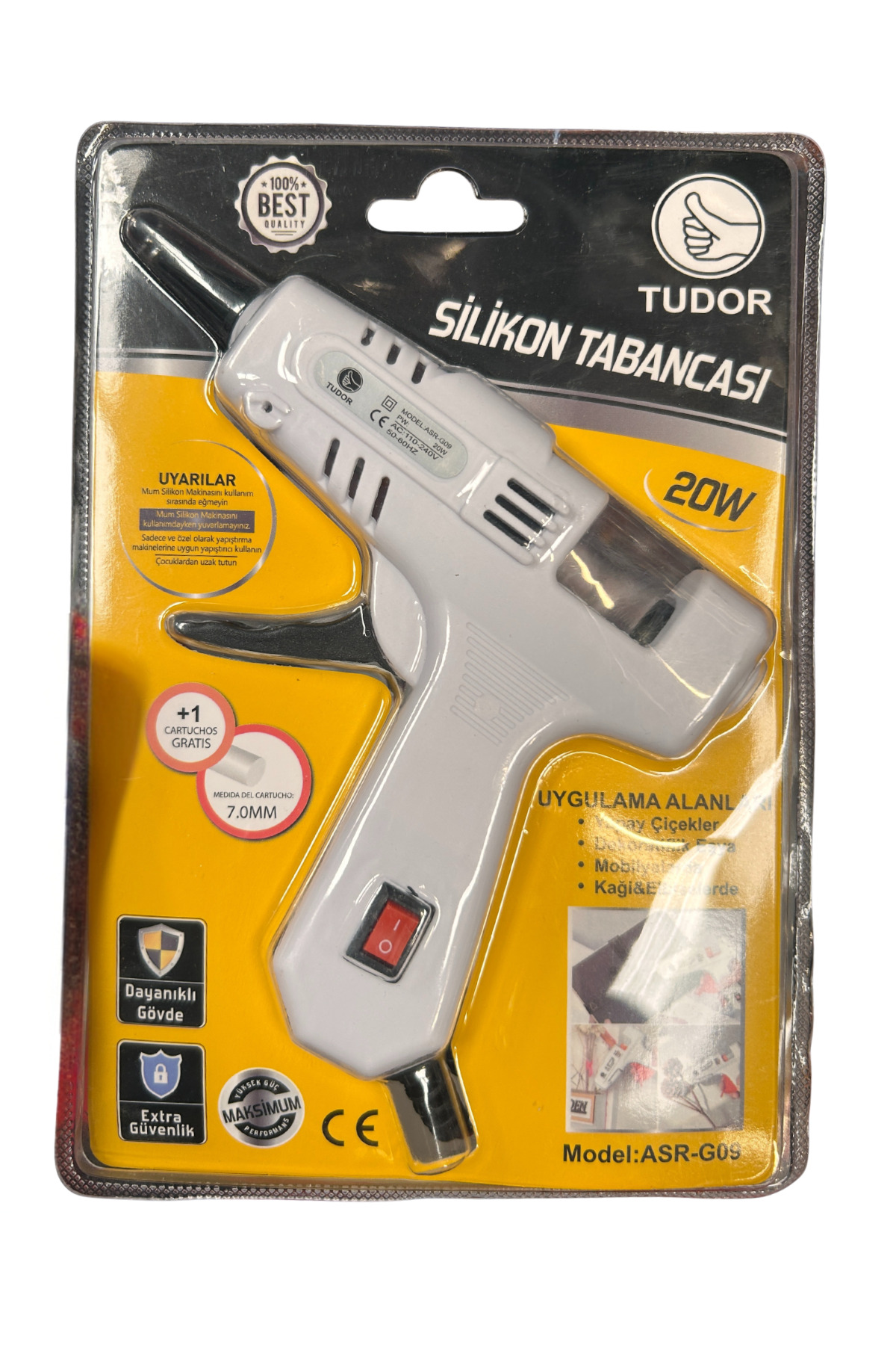 Akyol YAPI TUDOR SICAK SİLİKON TABANCASI 20W ASR-G09