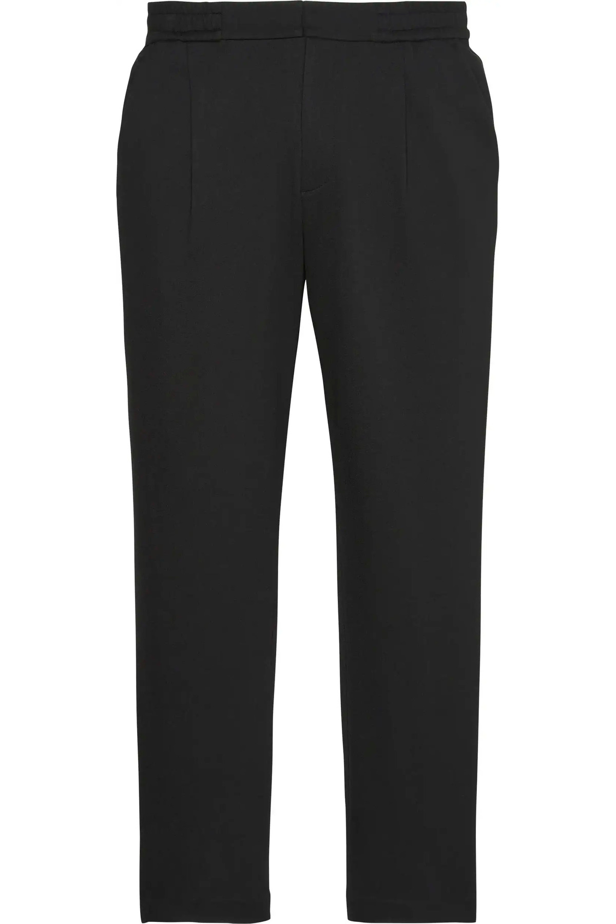 کلوین کلاین شلوار پلیسه دار بافتنی باریک مخروطی مردانه، شلوار پارچه ای مشکی