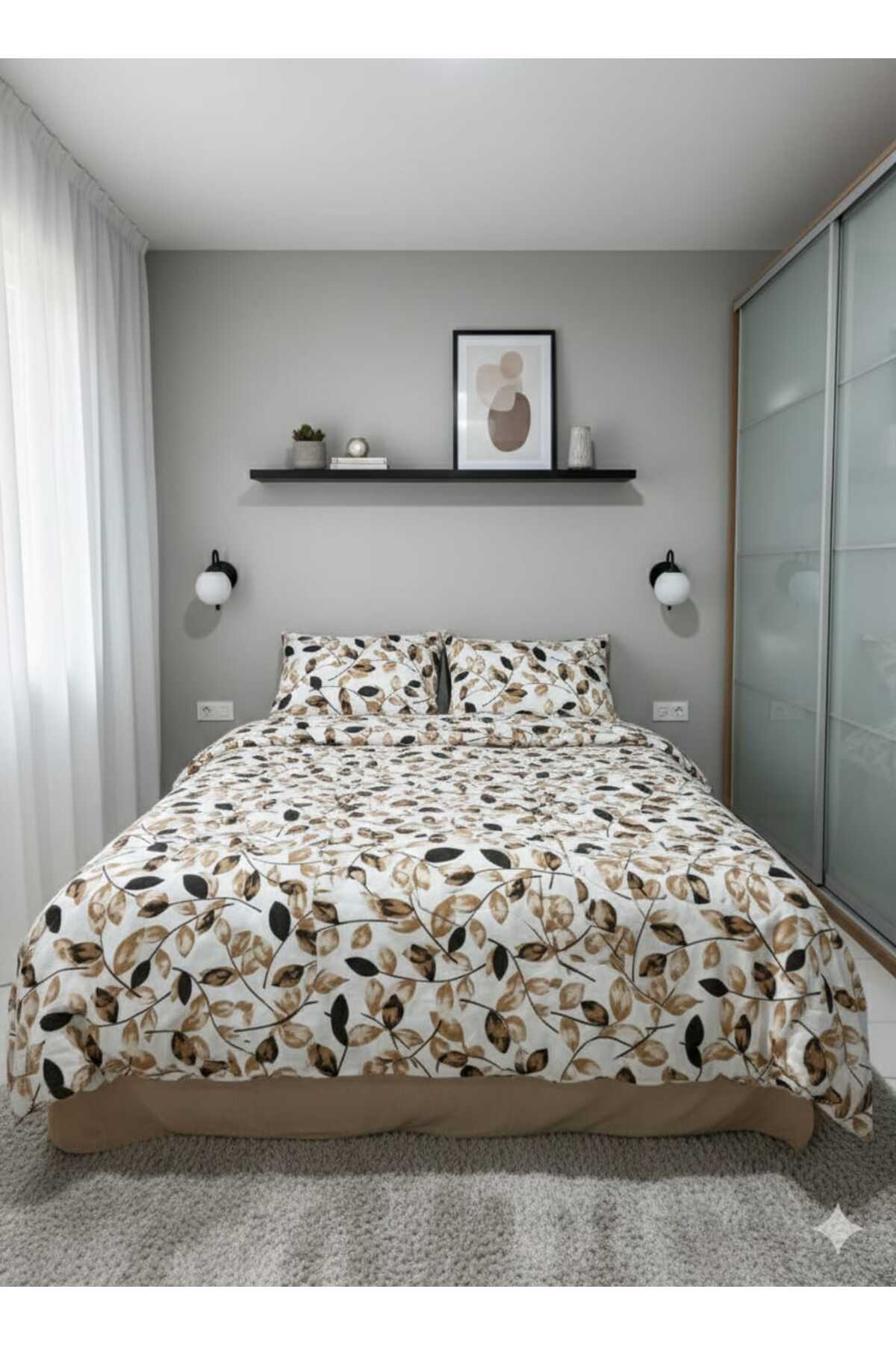 طقم غطاء لحاف مزدوج من يابراك