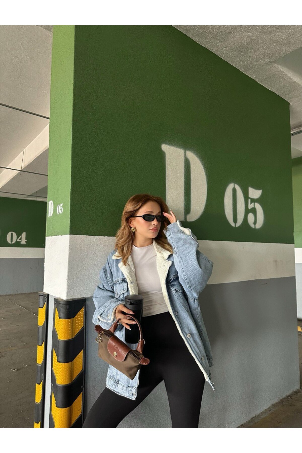 MUG collection  Kadın Kot İçi Kürklü Ceket Oversize - Görsel 3