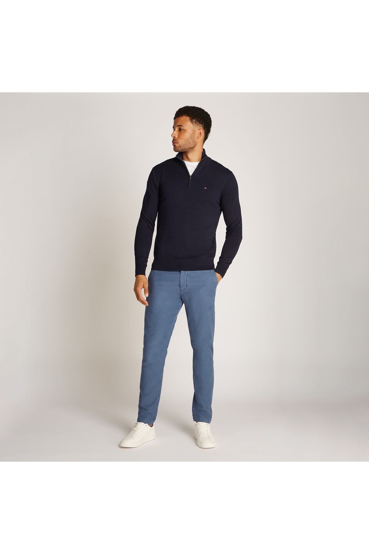 تامی هیلفیگر لباس بافتنی آبی مردانه