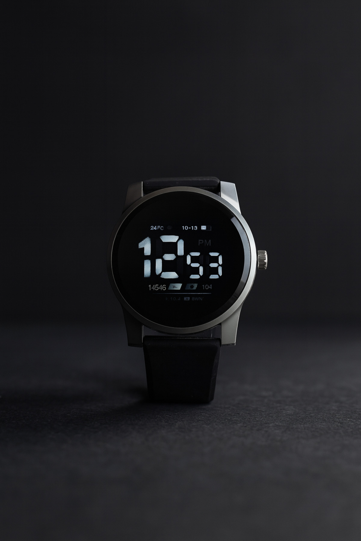 ساعت مچی دیجیتال نمایشگر دیجیتال شیک، بند سیلیکونی با ابعاد متغیر، مناسب برای هر دو جنسیت