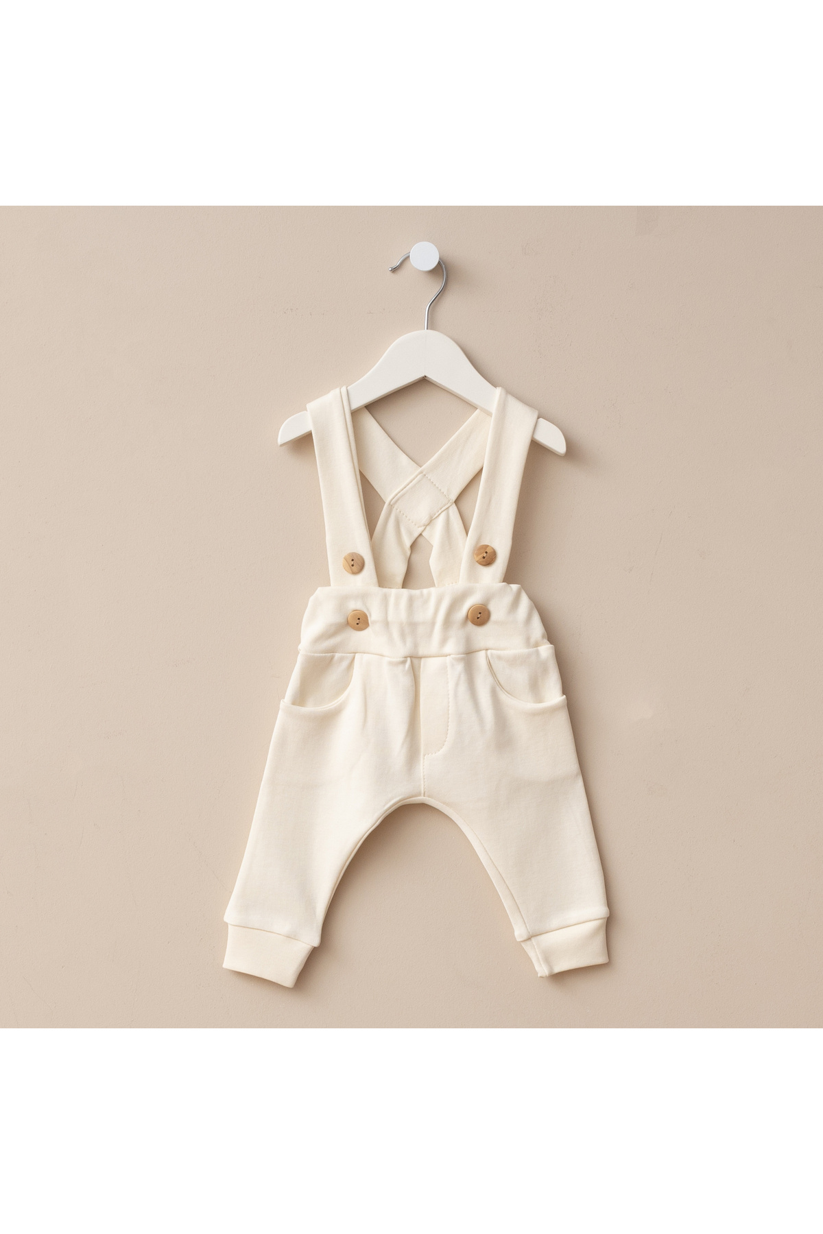Minimus Yenidoğan Erkek Bebek Pamuklu Salopet Takımı Mevlüt Özel Gün 2’li Papyonlu Zıbın Askılı Pantolon Set fotoğrafı 7 (önizleme)