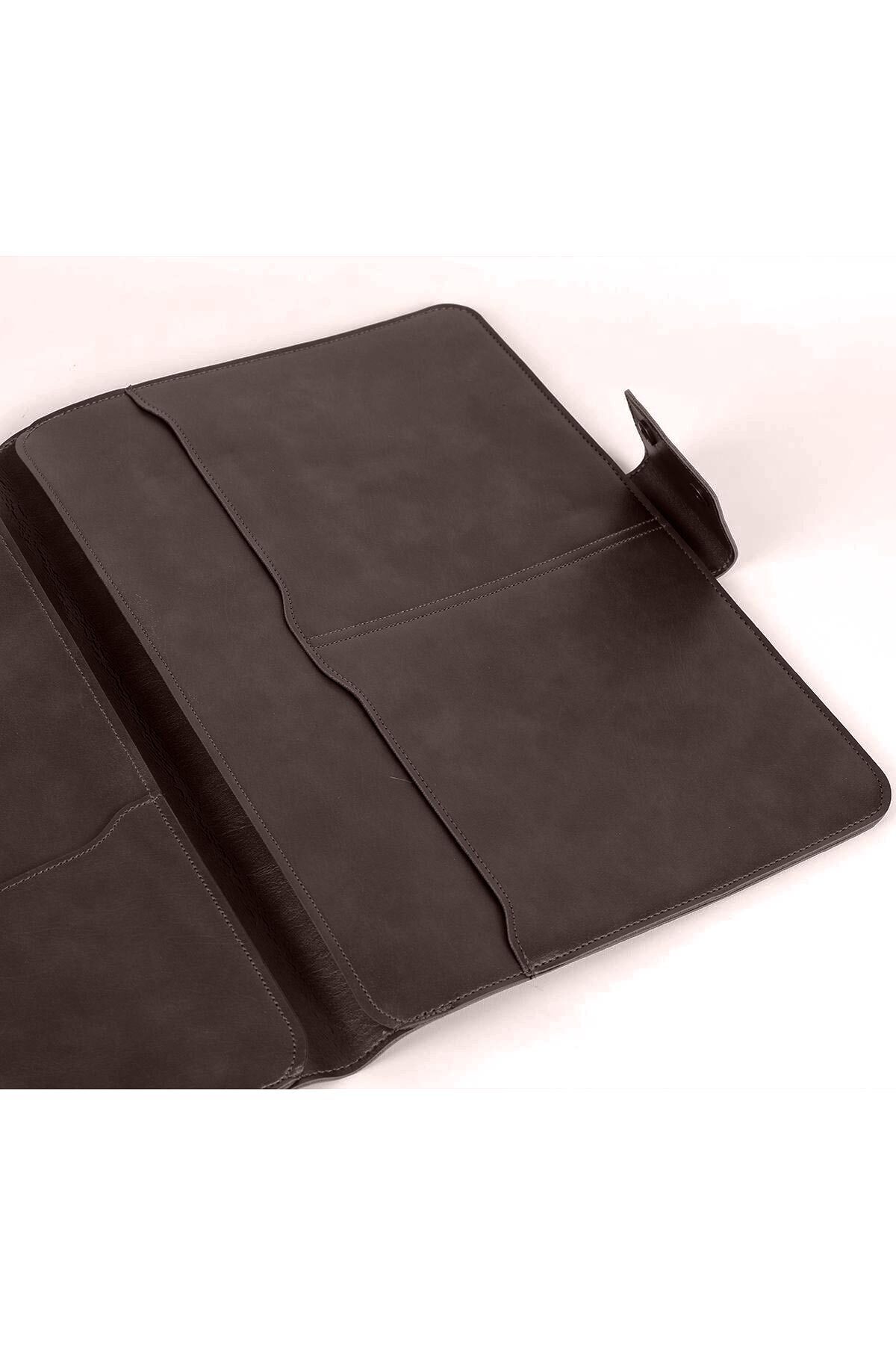 blue çanta  Organizer Tablet & Laptop Kılıfı M1 - M2 13"-14" Inç Macbook Pro & Air Evrak Çantası 24.5x34.5cm - Görsel 5