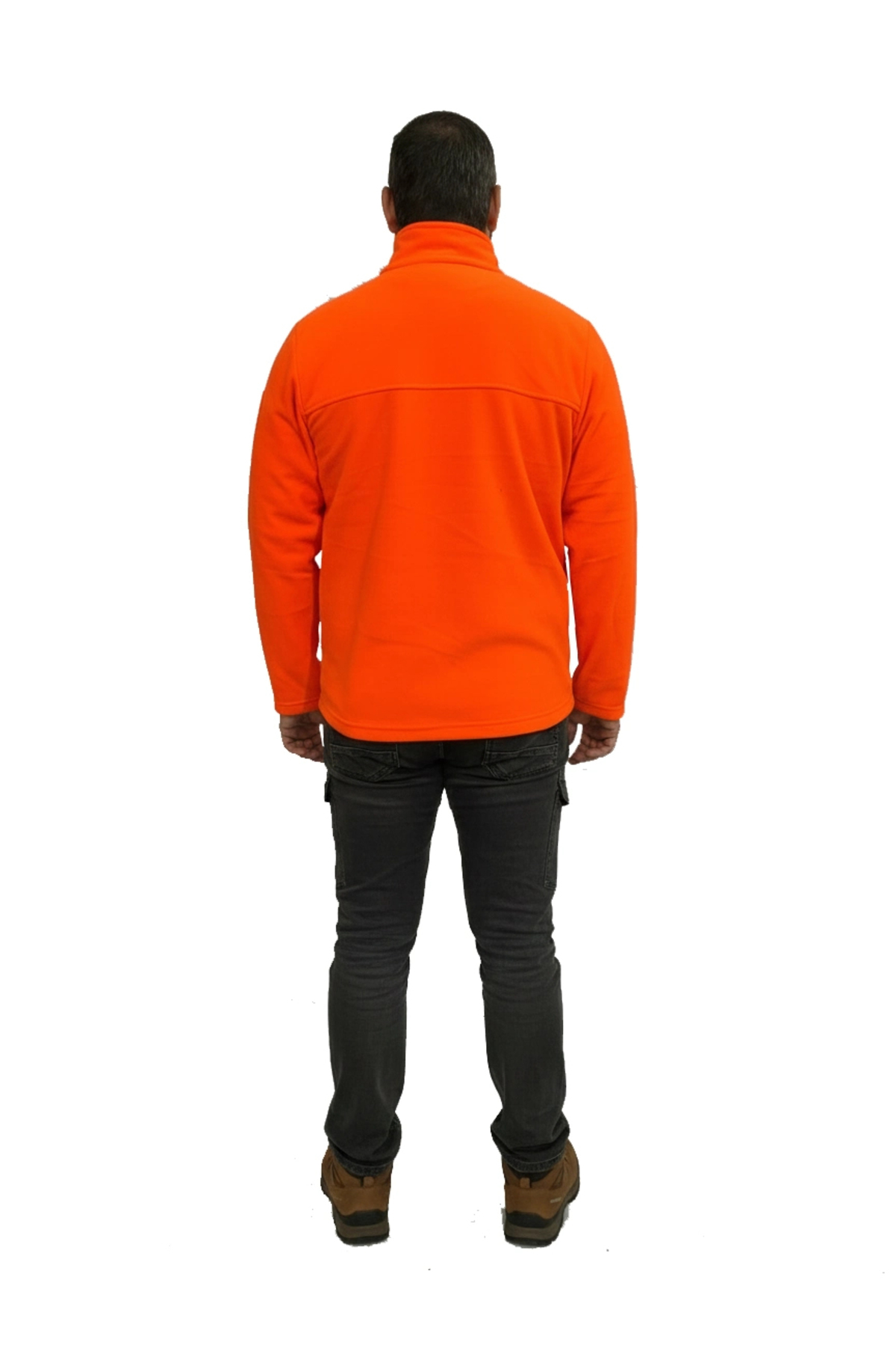 ORANGE TACTICAL FLEECE JACKET HUNTER 7 POCKET — نارنجی P506S9167 — تصویر 4 از 4