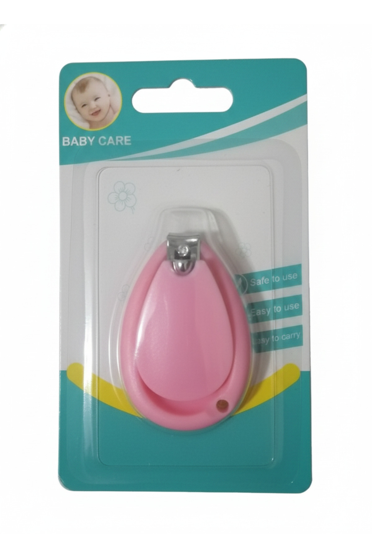 Baby Care Bebek Bakım Tırnak Makası Pembe Renk fotoğrafı 2 (önizleme)