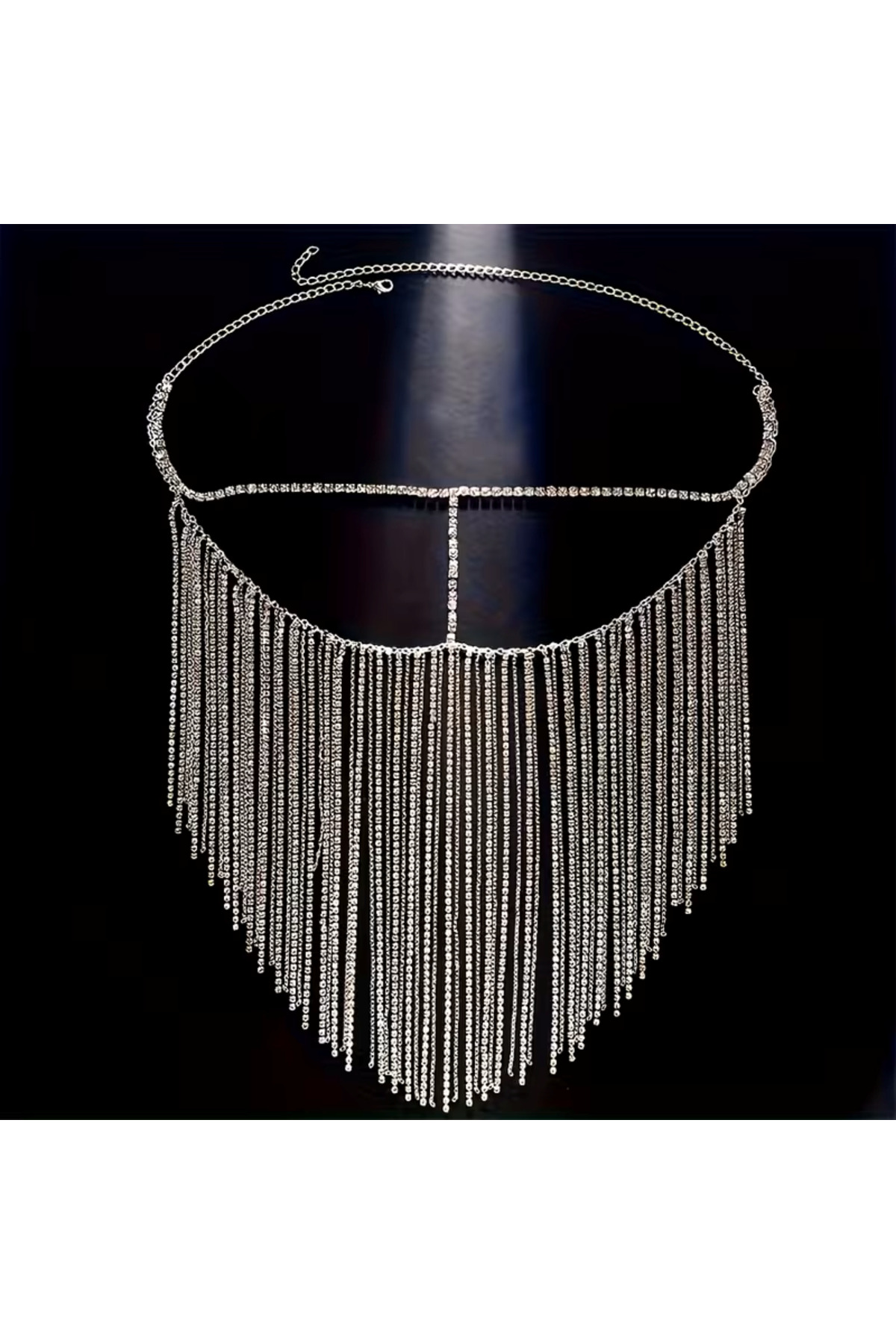 Kristal Taşlı Luxury Maske, Vücut Aksesuarı, Alınlık