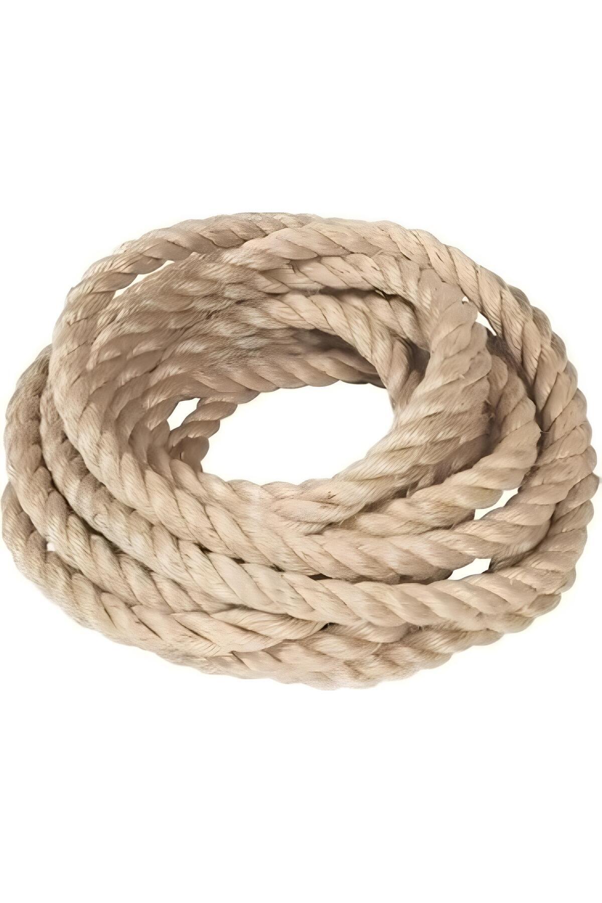 Antalya Kent ekipmanları 10 MM 1. KALİTE JÜT İP HALAT URGAN HALAT GEMİCİ İPİ 1 METRE