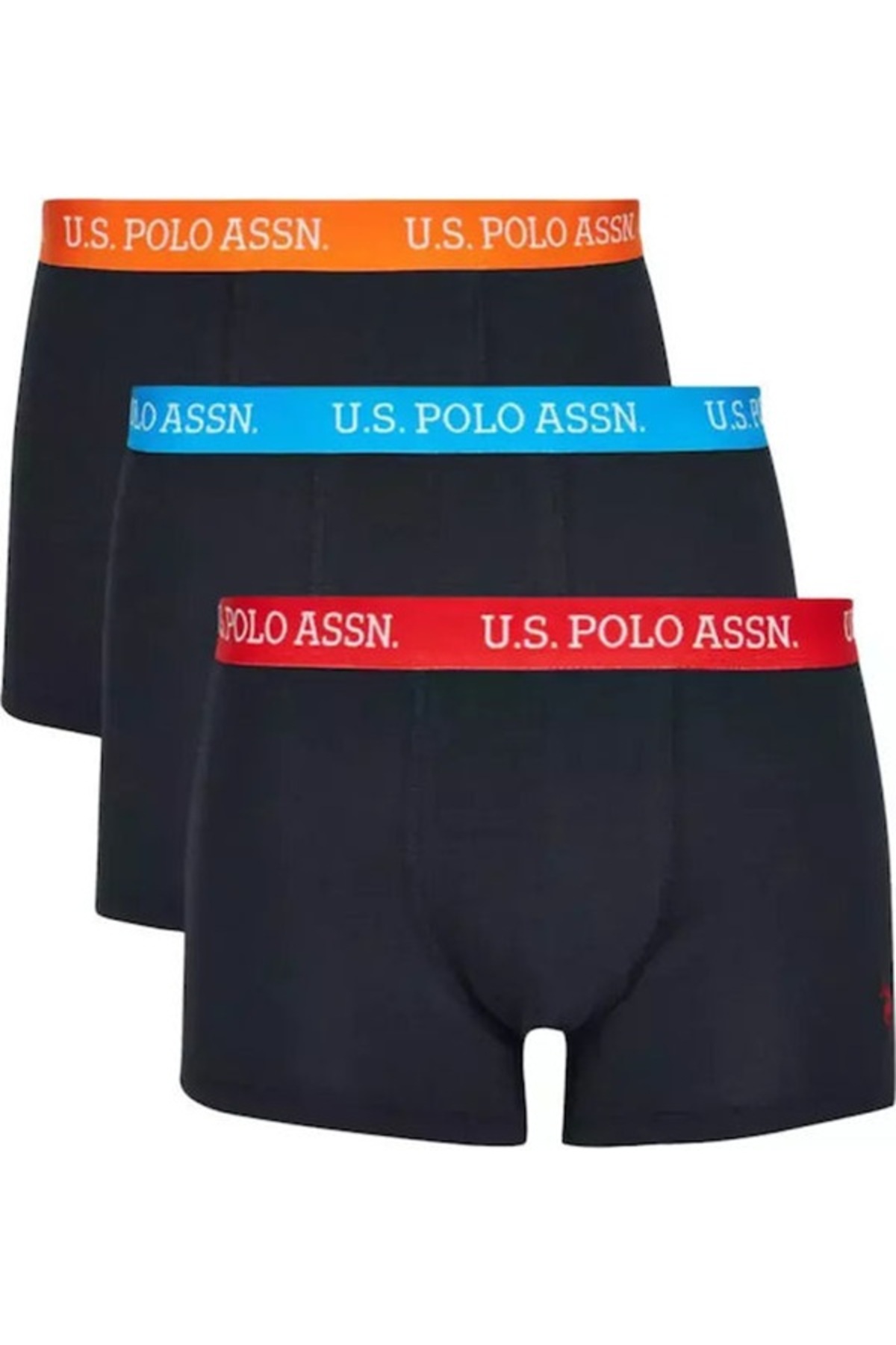 یو اس پولو شورت باکسر لیکرا مردانه 3 عددی
