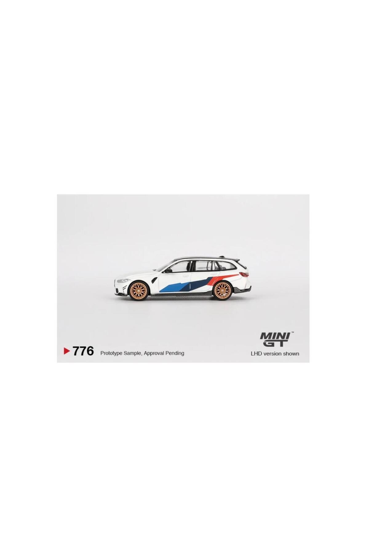 mini gt 776 BMW M3 M Touring Alpine White 1/64 Model Araba