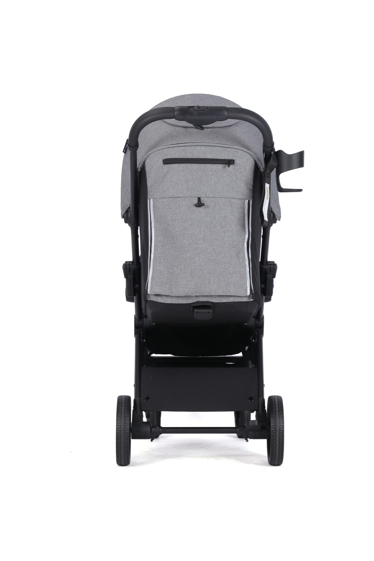 Yoyko Wow Kabin Boy Tek Elle Kolay Katlanır Pratik Bebek Arabası Autofold Gri Siyah fotoğrafı 4 (önizleme)