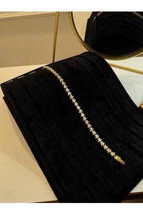 Ece Luxury Xuping Taşlı Yıldız Model Bileklik