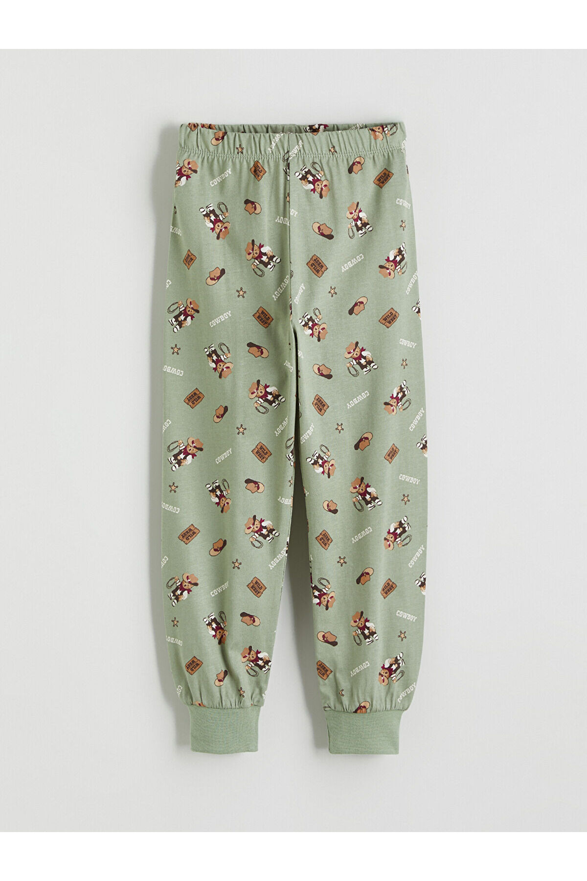 LC Waikiki RMZ GİYİM'DEN SEZON FIRSATLARI Bej Ayı Teddy Baskılı Erkek Çocuk Pijama Takımı Aile Kombini fotoğrafı 5 (önizleme)