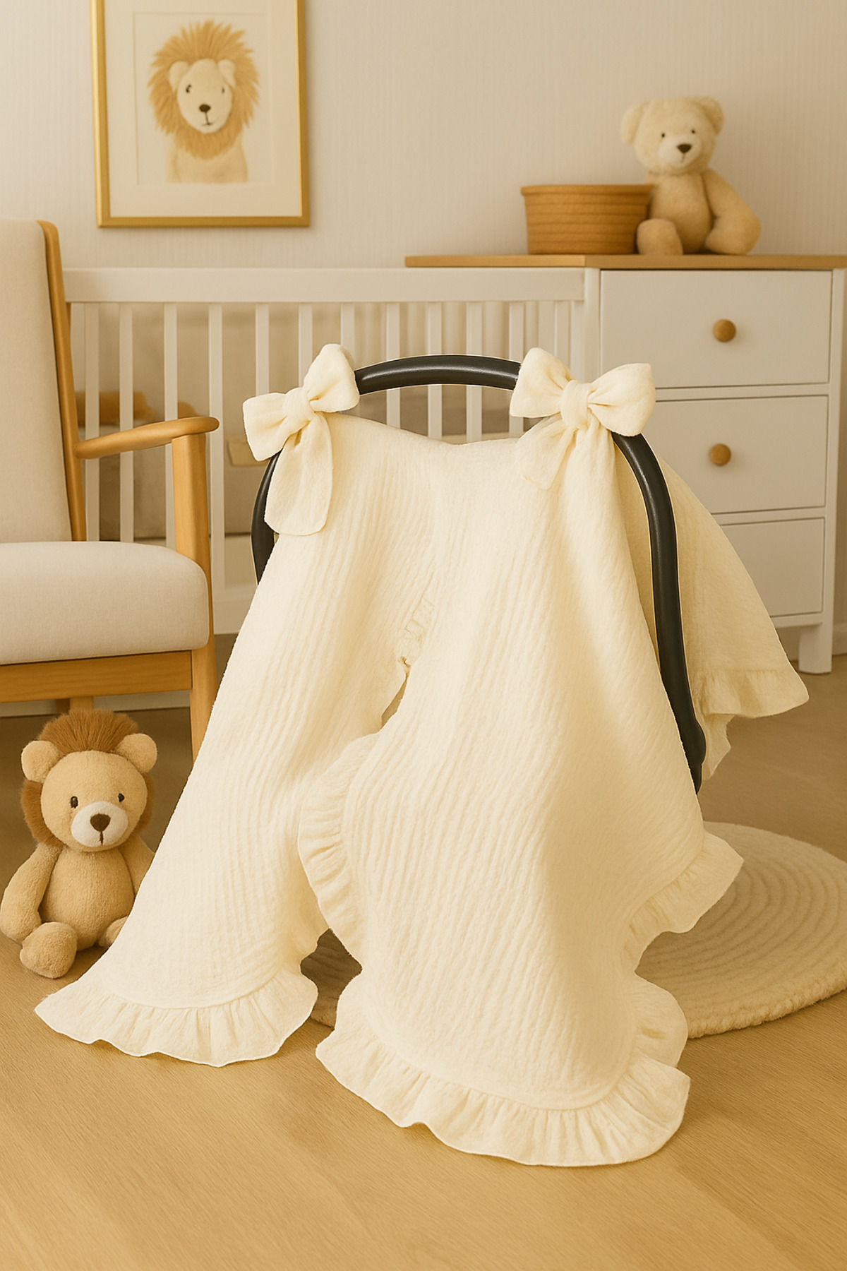 Heianmono Kids 4 Kat Müslin % 100 Pamuk Yeni Doğan 10'lu Bebek Seti (Erkek Bebek-Unisex) fotoğrafı 6 (önizleme)