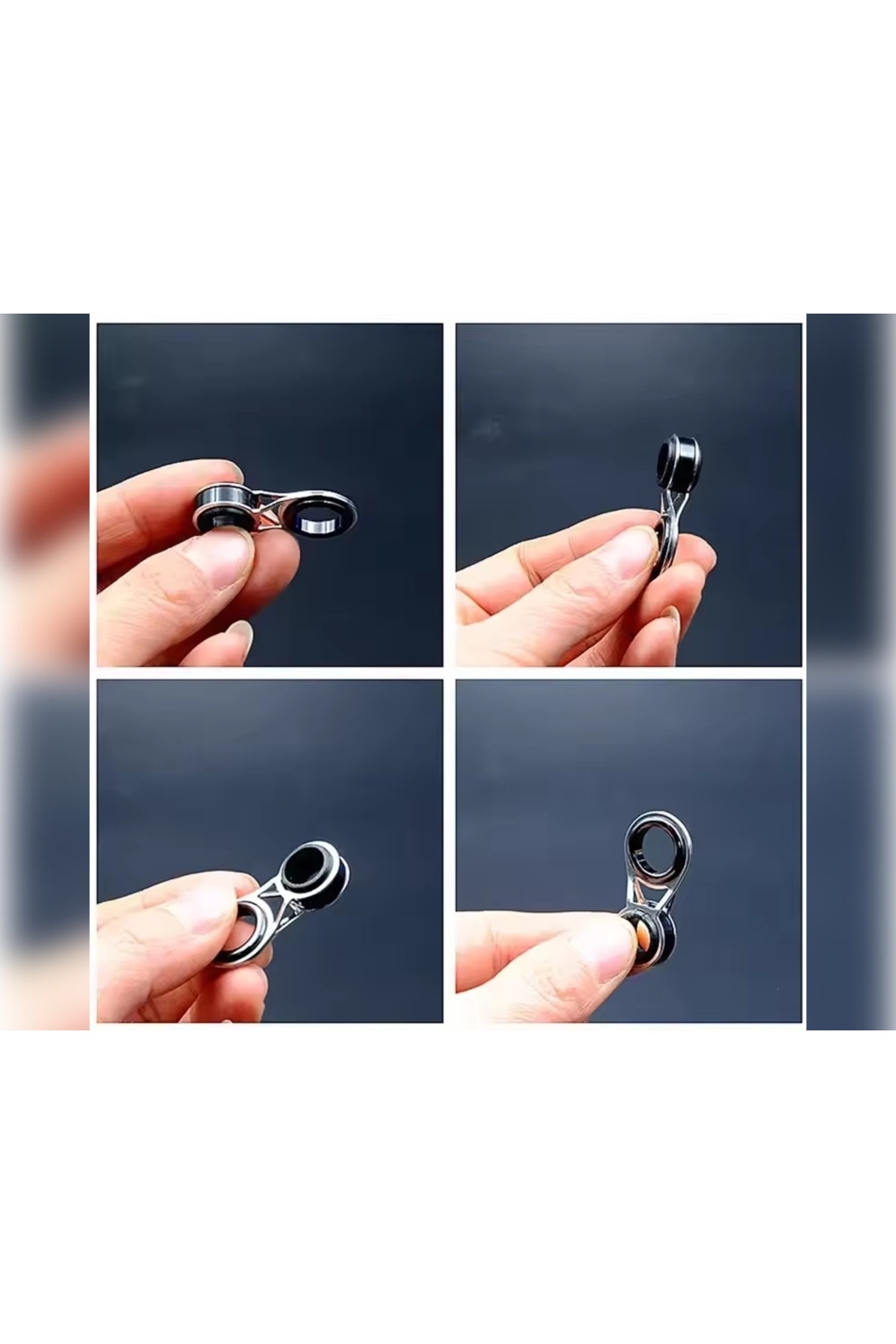 Hokkaido 1 Adet VM Model Olta Kamış Halkası,Seramik (Yuva Genişliği 16 mm)