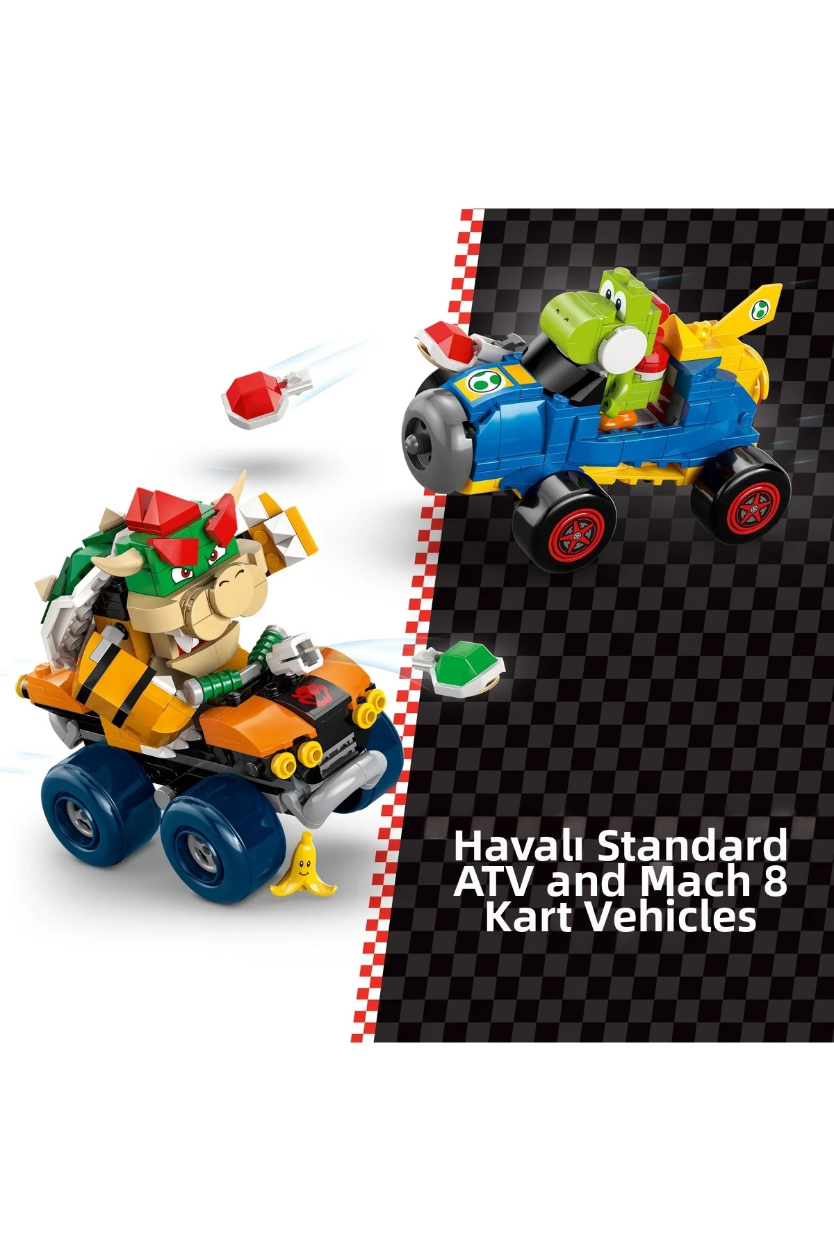 ® سوپر ماریو ™ ماریو کارت ™ – قلعه باوزر 72039 – مجموعه ساختنی اسباب‌بازی برای کودکان ۹+ (۱۰۶۸ قطعه)