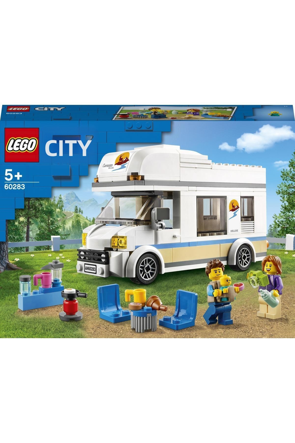 ® ست ساختنی کاروان مسافر شهری 60283؛ اسباببازی عالی تعطیلات برای کودکان (۱۹۰ قطعه)