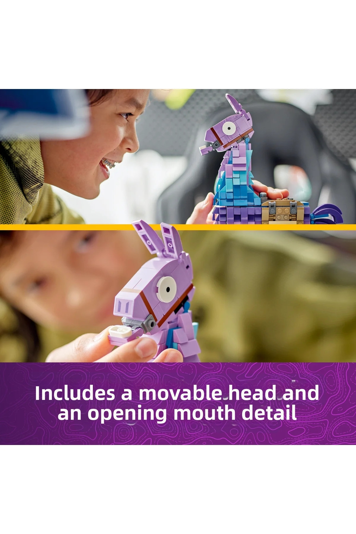 ® فورتنایت لامای تدارکات ۷۷۰۷۱ مجموعه ساختنی خلاقانه برای کودکان ۱۲ سال و بالاتر (۶۹۱ قطعه)