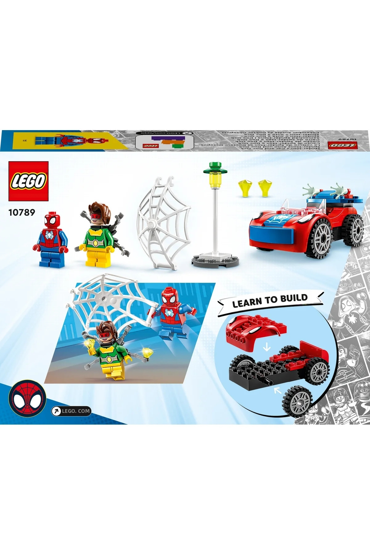 ® مارول مرد عنکبوتی: ماشین و دکتر اختاپوس ۱۰۷۸۹ – مجموعه ساختنی اسباب‌بازی ۴+ (۴۸ تکه)