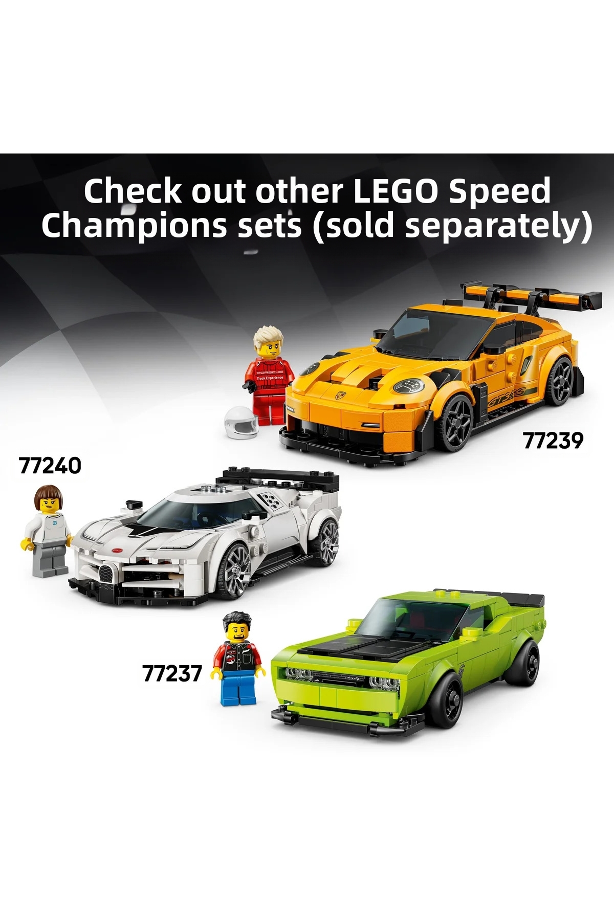 اسپید چمپیونز لامبورگینی Revuelto و Huracán Sto 77238 – مجموعه ساختنی اسباببازی ۱۰+ (۶۰۷P)