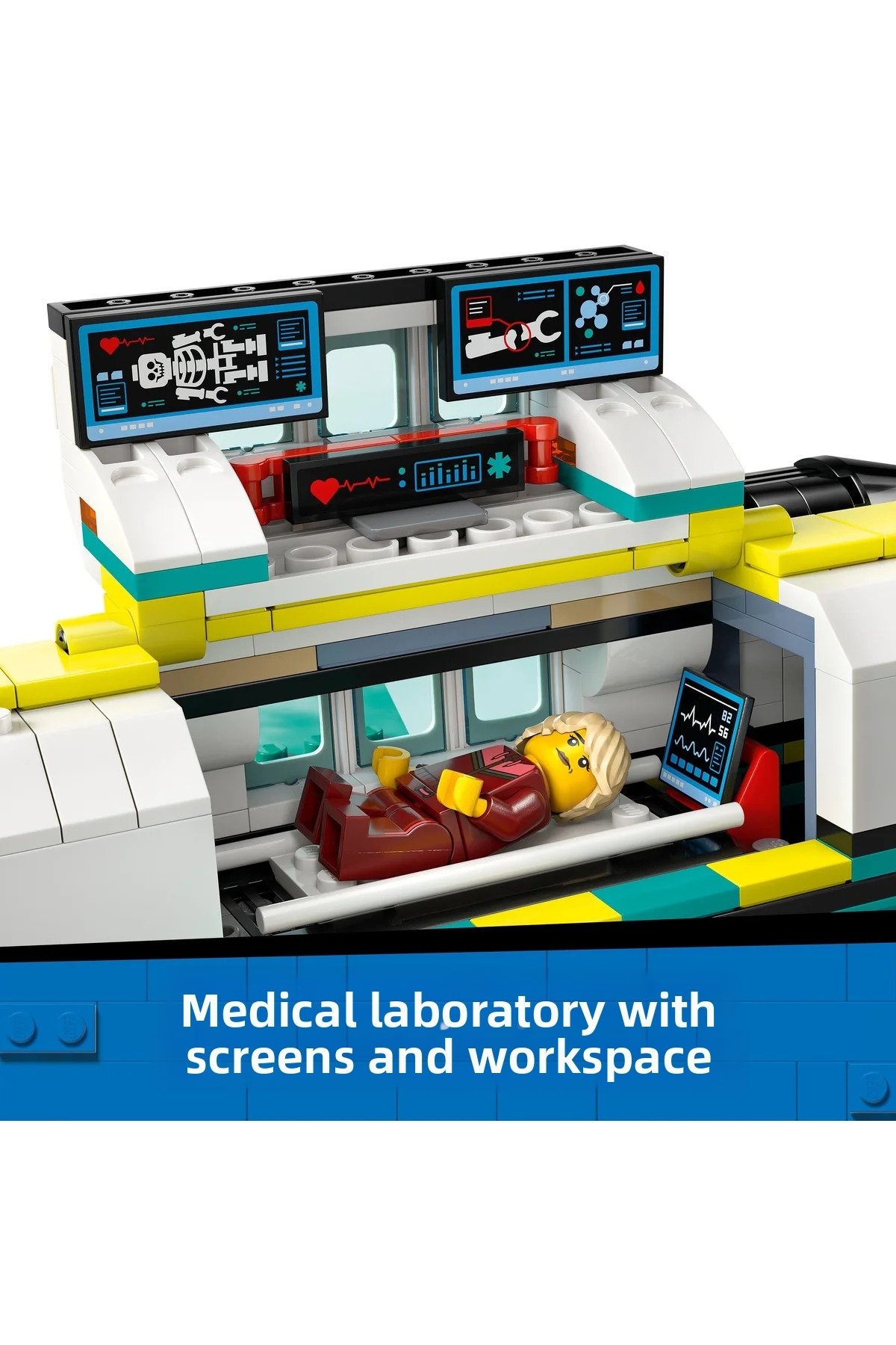 هواپیمای آمبولانس هوایی اضطراری شهری ۶۰۴۶۵ – مجموعه ساختنی اسباب‌بازی خلاقانه برای کودکان بالای ۶ سال (۴۰۳P)
