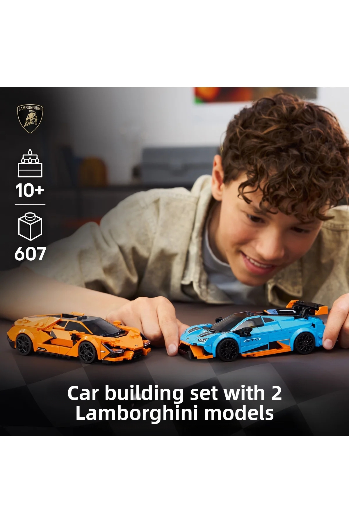 اسپید چمپیونز لامبورگینی Revuelto و Huracán Sto 77238 – مجموعه ساختنی اسباببازی ۱۰+ (۶۰۷P)
