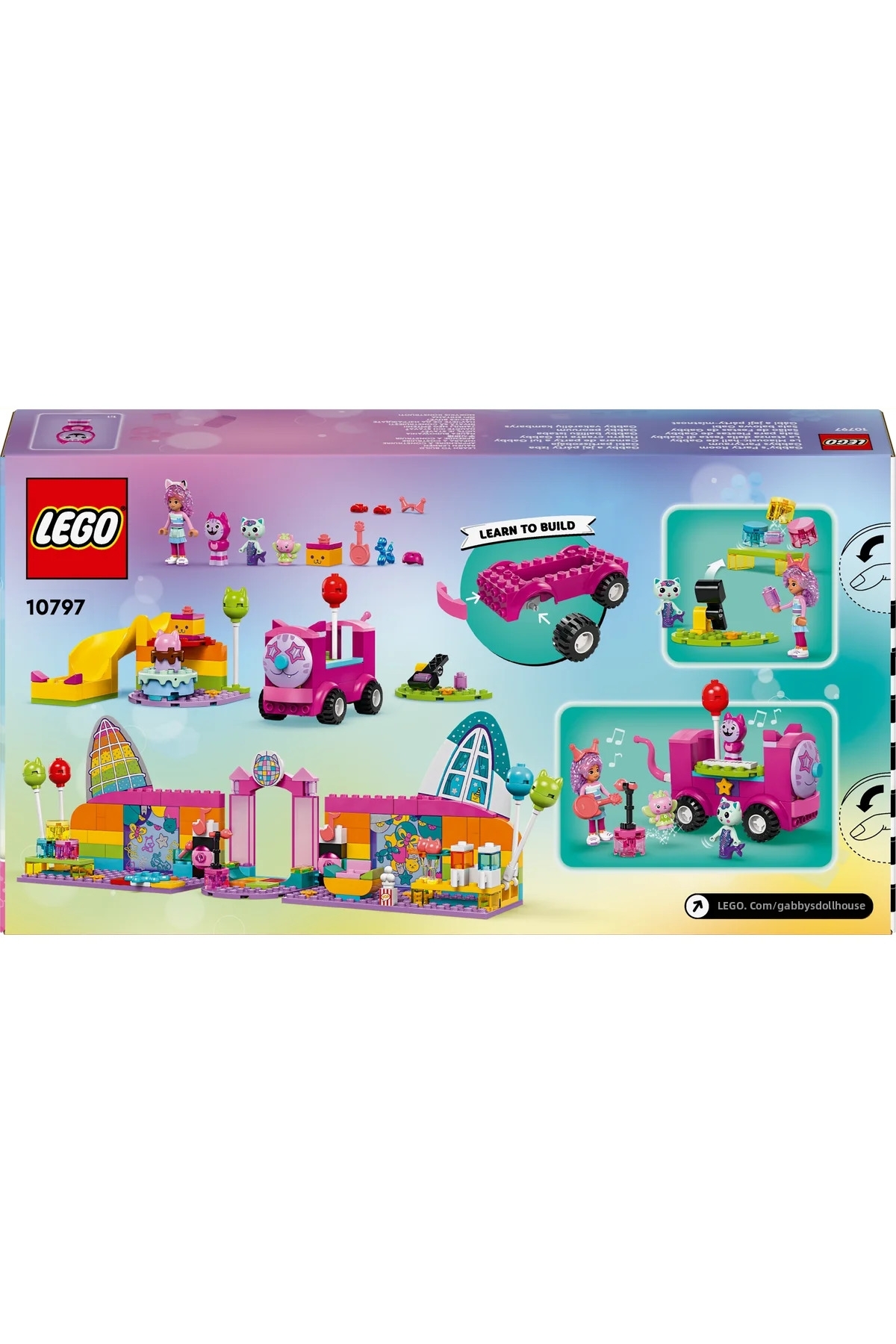 ® گبی دال‌هاوس، مجموعه ساختنی اتاق مهمانی گبی ۱۰۷۹۷ برای کودکان ۴ سال به بالا (۲۵۲ قطعه)