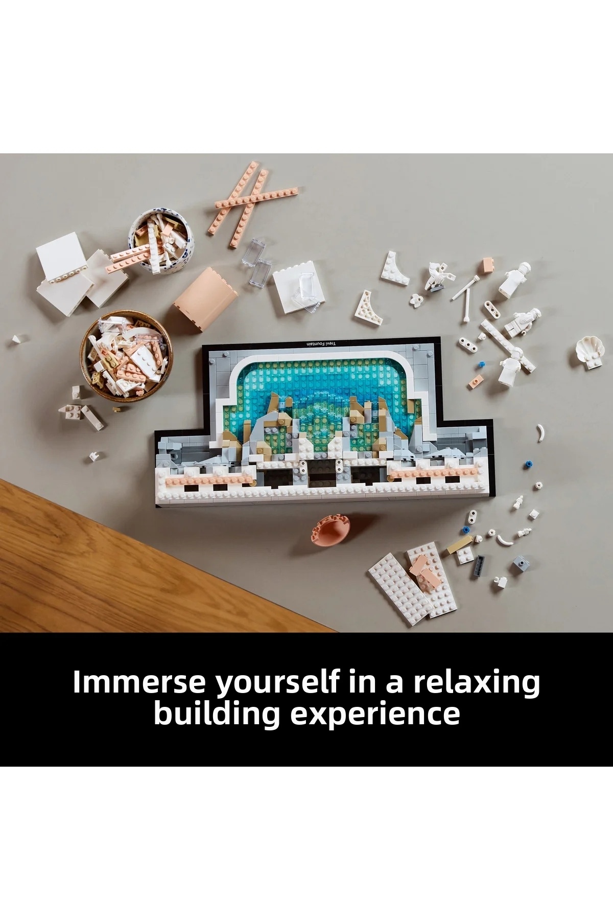 ® Architecture فواره ترِوی 21062 – کیت ساخت مدل ساختنی کلکسیونی برای بزرگسالان (1880P)