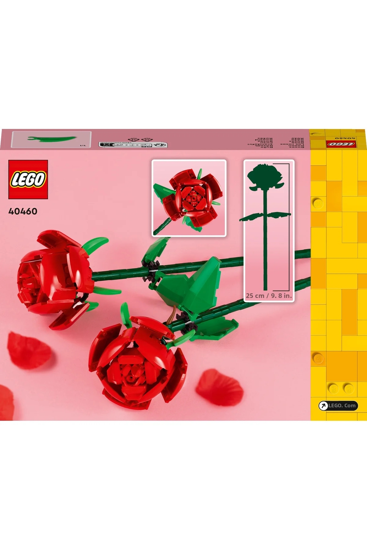 ® Botanicals رزها – مجموعه ساختنی گل‌های مصنوعی ۴۰۴۶۰ برای کودکان ۸ سال به بالا (۱۲۰ قطعه)