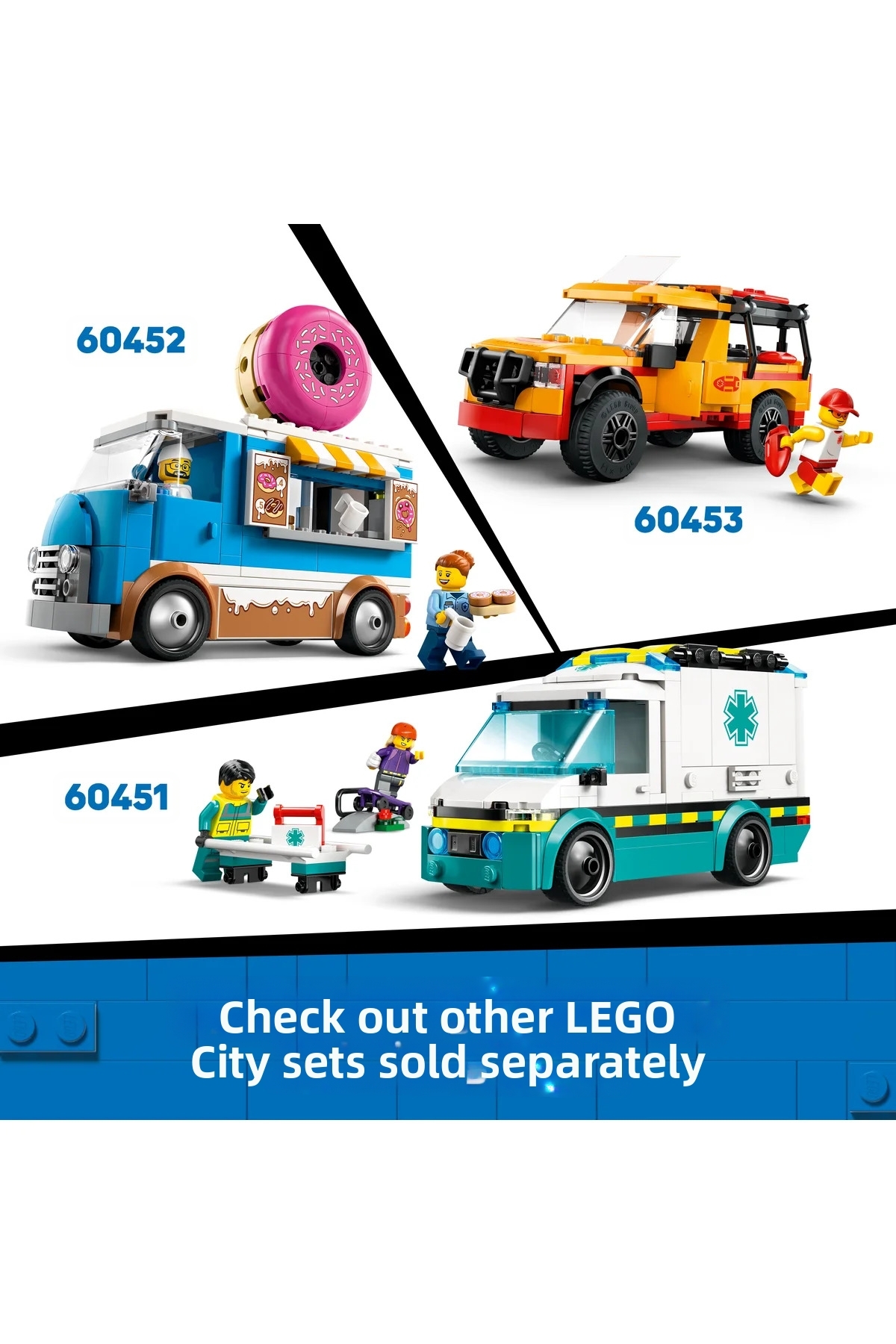 ® مجموعه اسباب‌بازی خودروی کمپ‌ون ماجراجویی تعطیلات شهری ۶۰۴۵۴