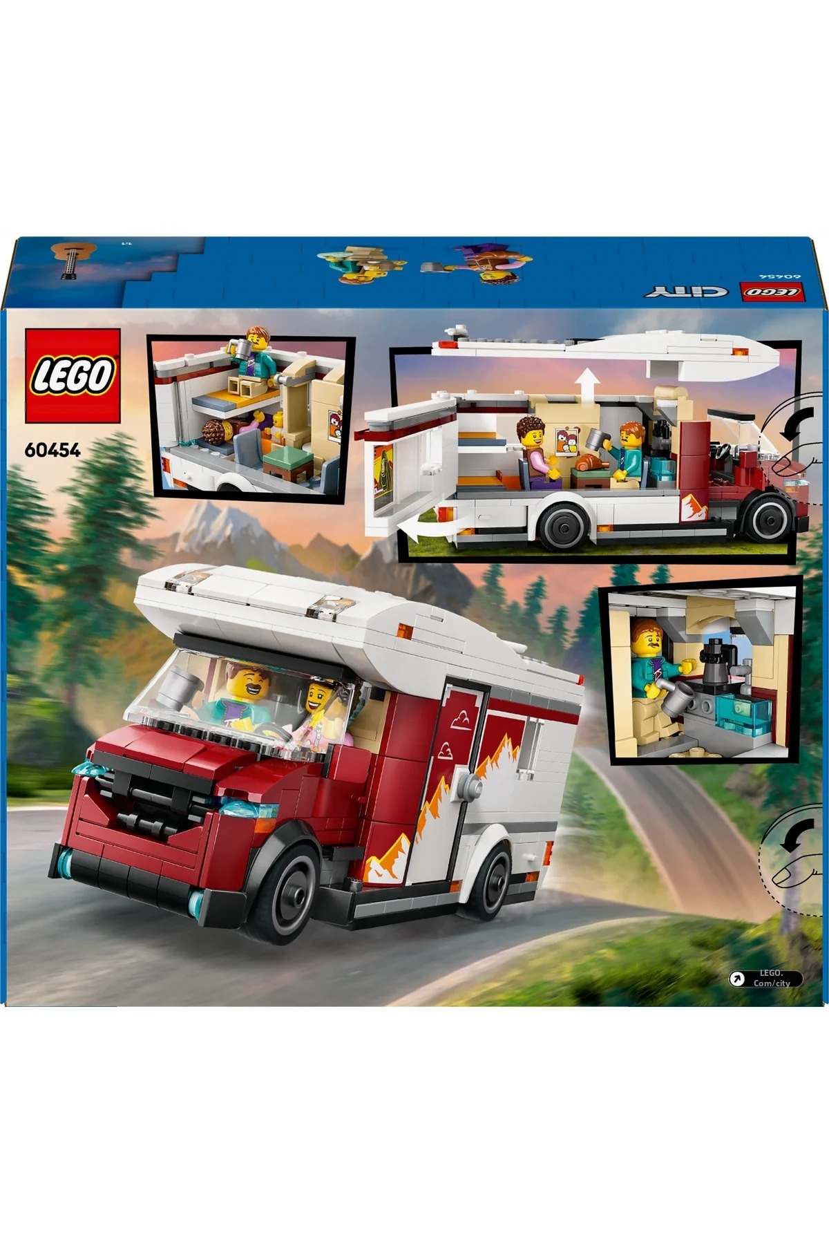 ® مجموعه اسباب‌بازی خودروی کمپ‌ون ماجراجویی تعطیلات شهری ۶۰۴۵۴