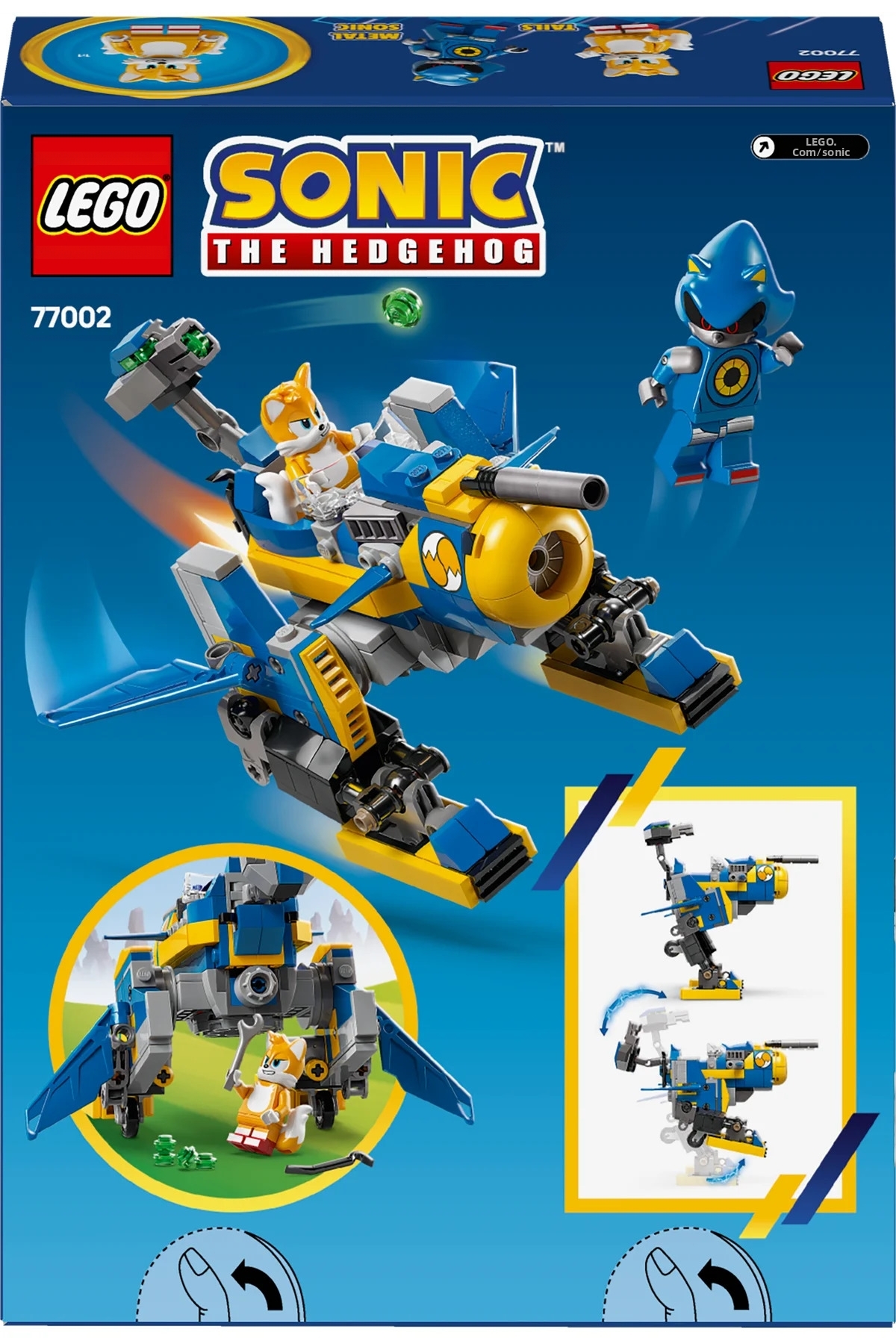 ® سونیک خارپشت™ سیکلون در برابر متال سونیک اسباببازیها ۷۷۰۰۲