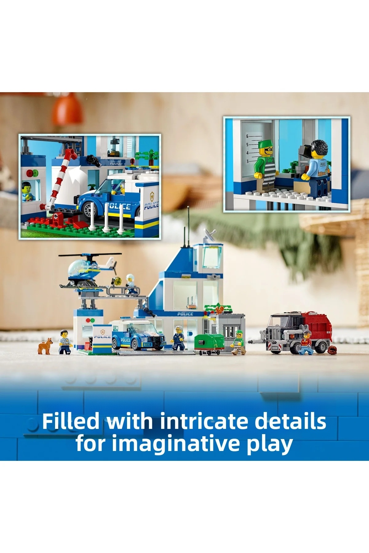 ® مجموعه ساخت ایستگاه پلیس شهری 60316 (۶۶۸ قطعه)